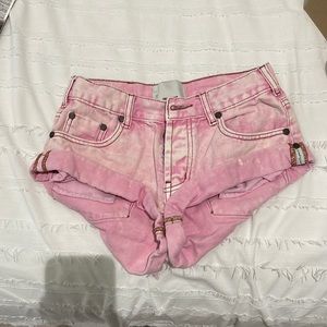 Pink One Teaspoon Shorts